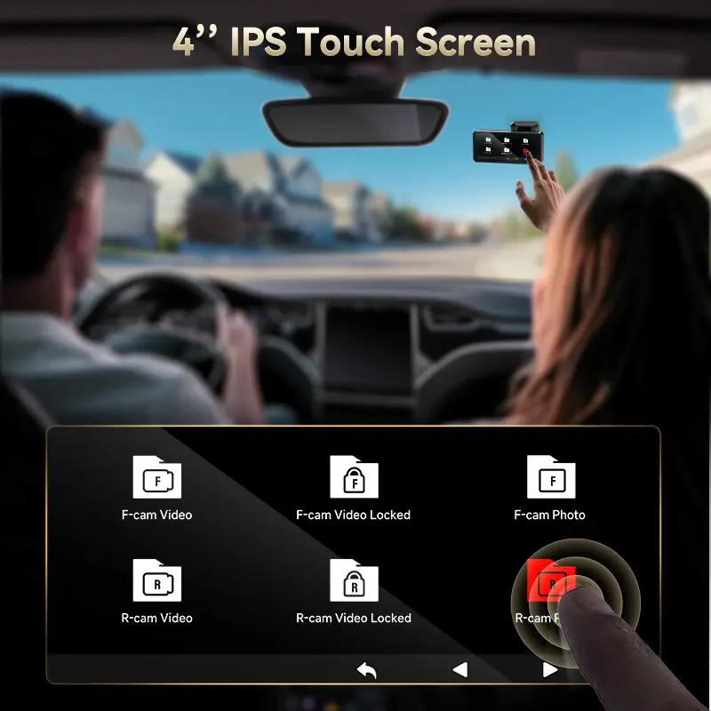 F77 STARVIS 2 4K+4K Dual IMX678 Voice Control 5.8GHz High Speed WIFI Dash Cam - Image 10