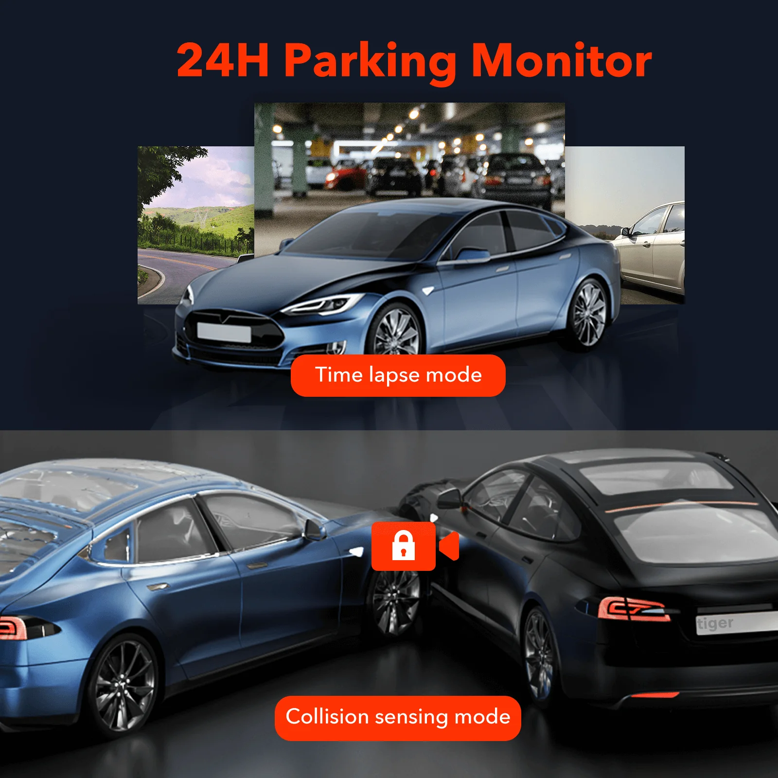 Redtiger F5 APP Control Front Dash Cam - Image 6