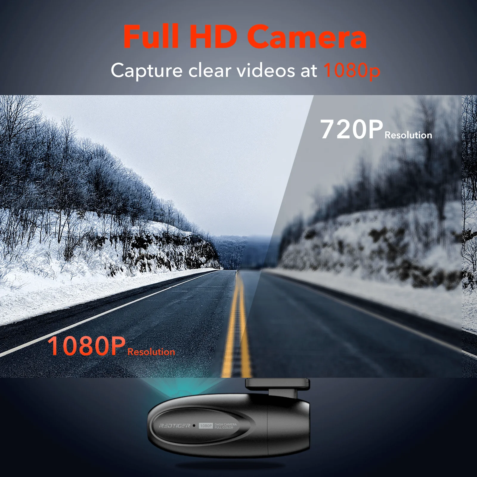 Redtiger F5 APP Control Front Dash Cam - Image 8