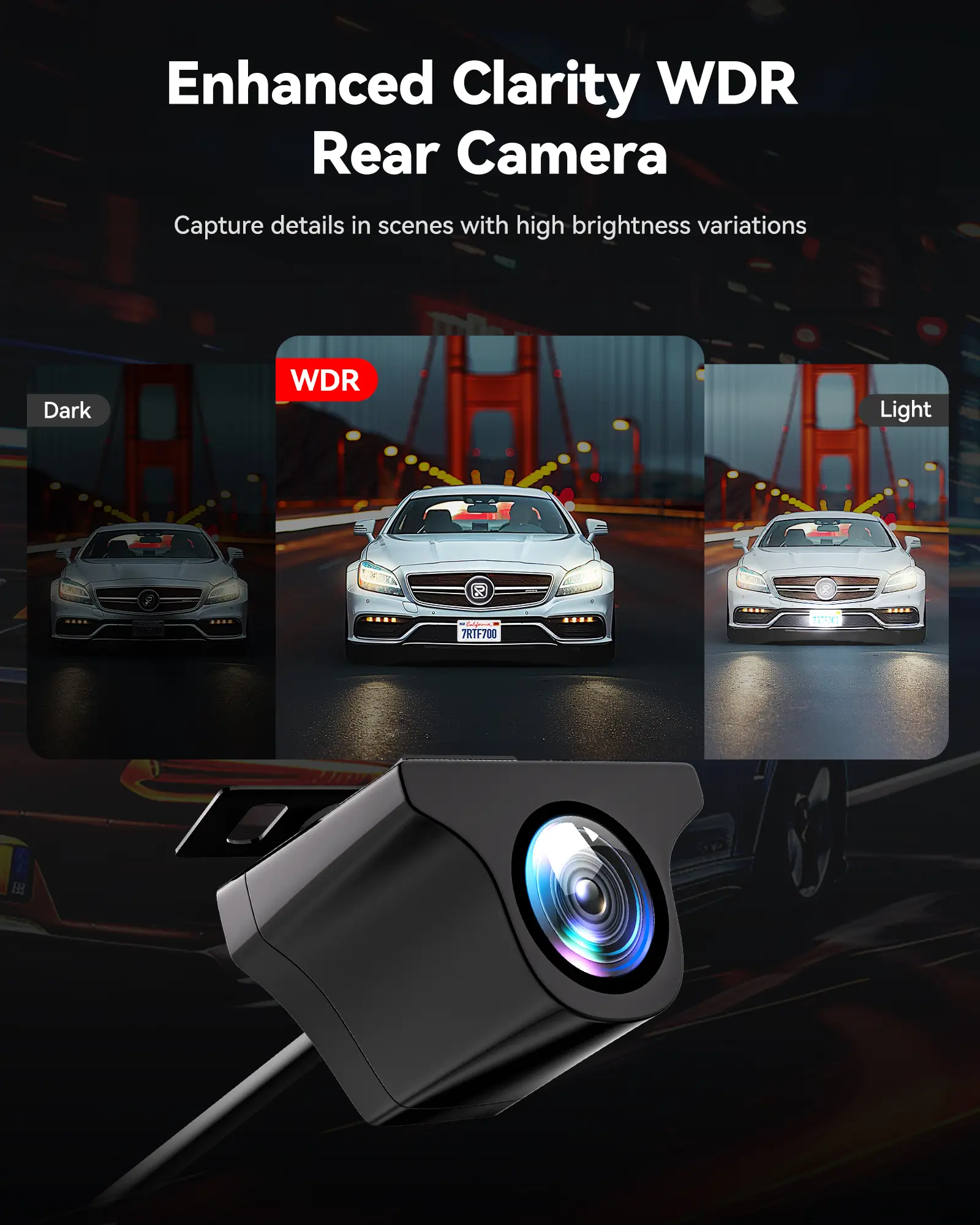 Redtiger F7N Elite 4K Sony STARVIS 2 WiFi-6 Touchscreen Voice Control Dual Dash Cam - Image 7