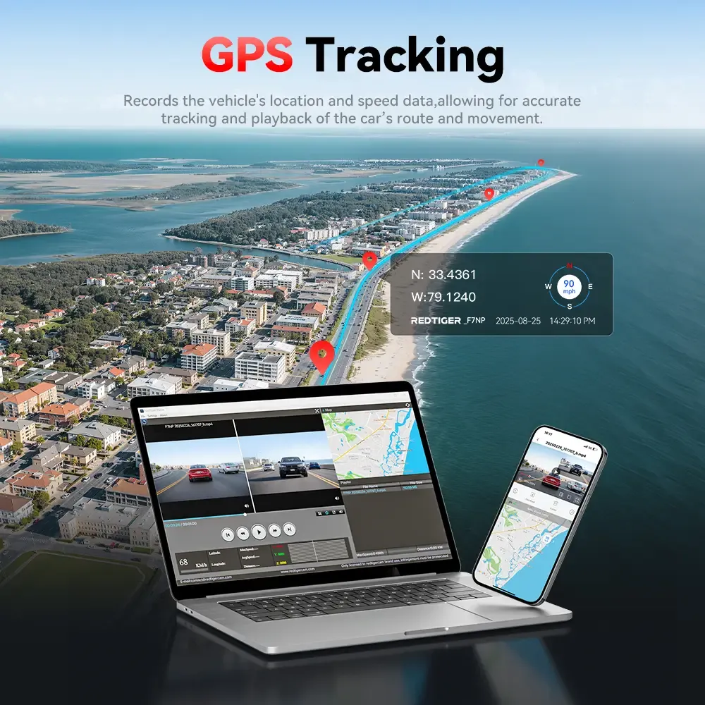 Redtiger F7NP 4K Front Rear Dash Cam - Image 6