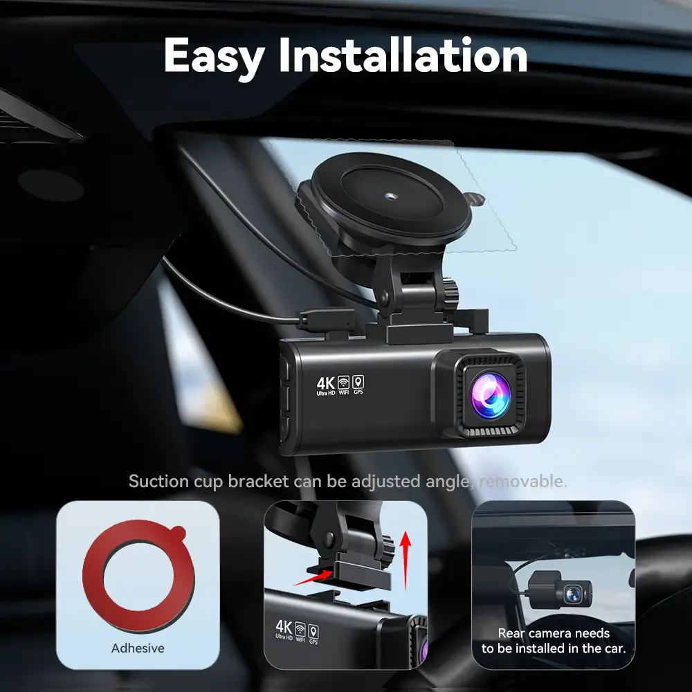 Redtiger F7NP 4K Front Rear Dash Cam - Image 9
