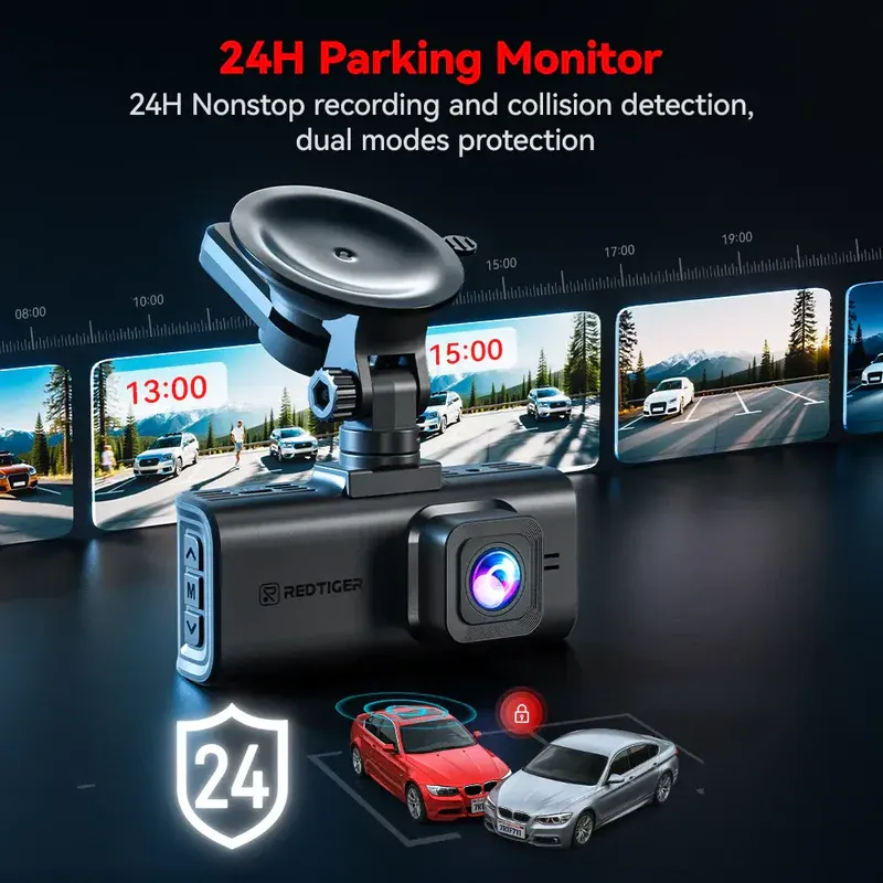 Redtiger F7NT Touch Screen 4K Dual Dash Cam - Image 9