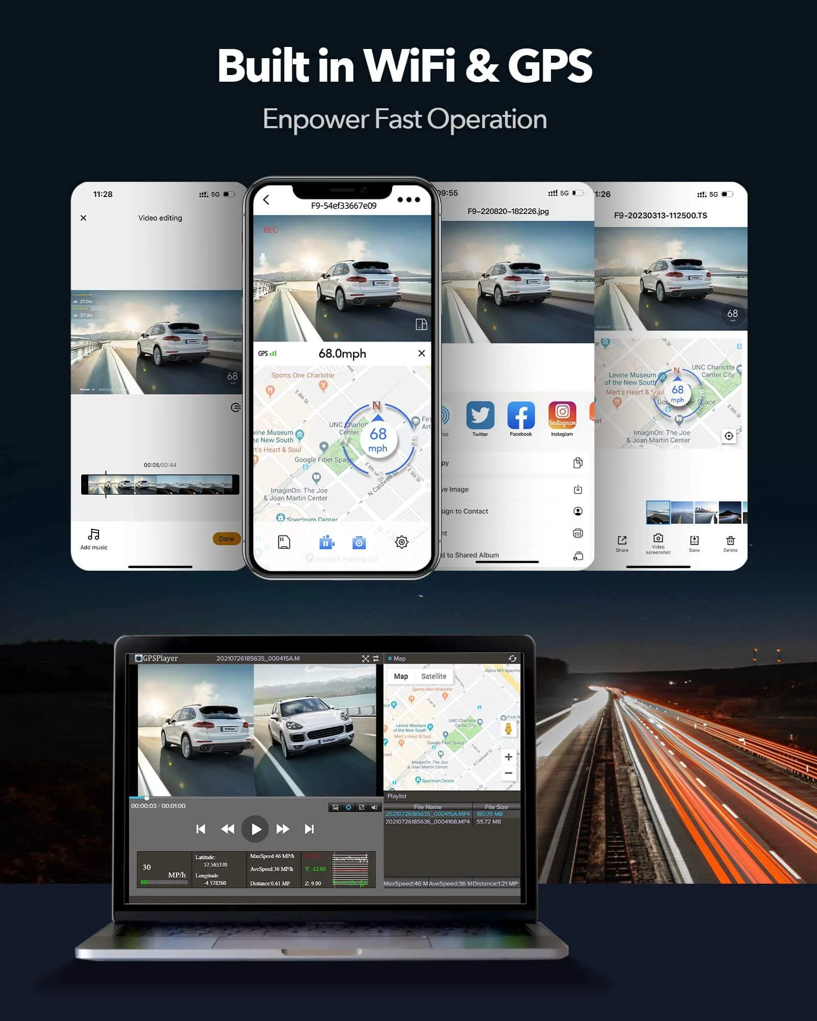 Redtiger F9 4K Dual Mini Dash Cam - Image 6