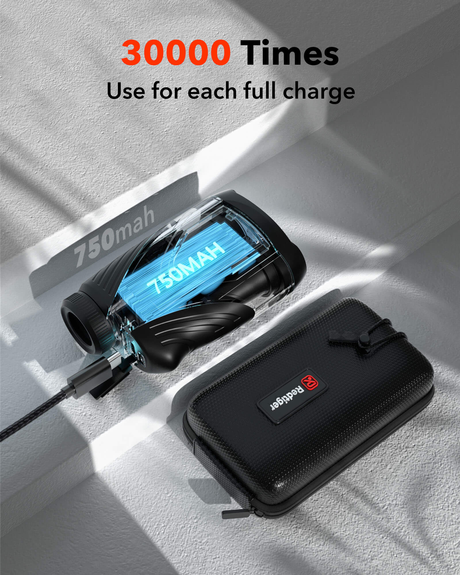 REDTIGER Golf Rangefinder with Slope, 1000 meters Laser Range Finder Golfing, 7X Magnification - Image 4